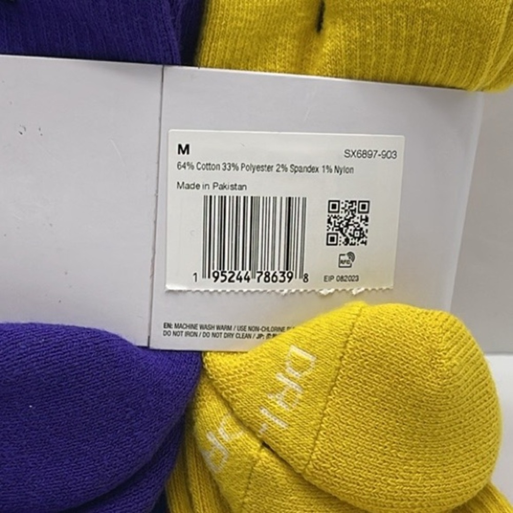 Nike Everyday Plus Cushioned
Training Crew Socks (6 Pairs) - Picture 4 of 16